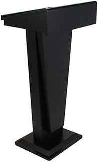 Lectern Podium Stand, Stand-Up Wood Lectern Wood Podium Tall Podium for Floor Wooden Podium Tabletop Hosting Reception for Restaurant Wedding