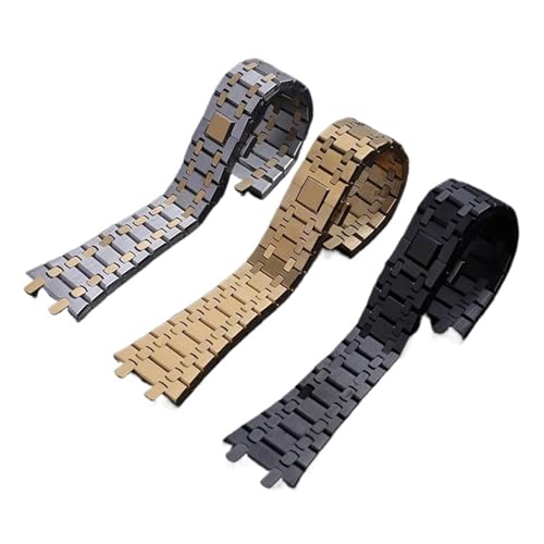 Bracelets de montre 26 mm acier boucle déployante Royal Oak 15500 - 3