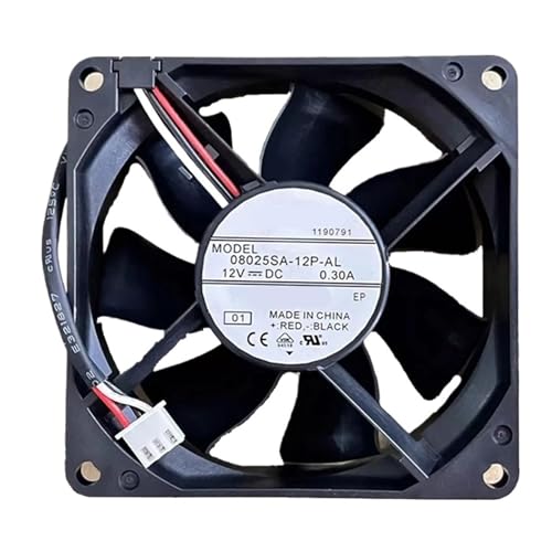 Ventilateur de refroidissement 80x25mm 12V pour armoire électrique et imprimante 3D - 2