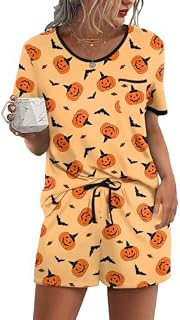 Ekouaer Pajamas for Womens Set 2 Piece Soft Sleepwear, Chest Pocket