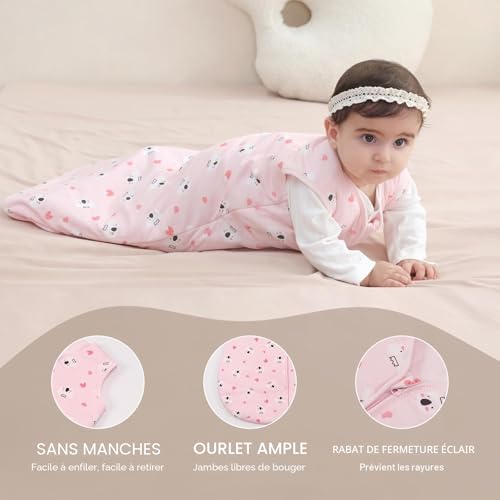 Yukkidds Gigoteuse Bébé Tog 1.5, Turbulette Coton Hiver 0-6 Mois – vue 4
