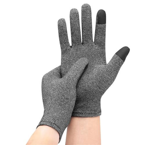 Full-finger arthritis compression gloves for arthritis Raynauds disease and carpal tunnel syndrome flexible and relieve pressure(S)
