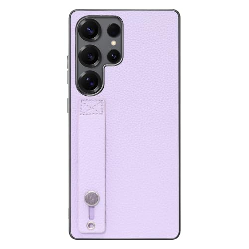LOOF HOLD-SHELL Galaxy S25 Ultra �P�[�X �J�o�[ �{�v ���U�[ �X�}�z�P�[�X �X�g���b�v�z�[�� �����h�~ �x���g�t�� �V���v�� �ϏՌ� ���^ �y�� leather [���x���_�[]