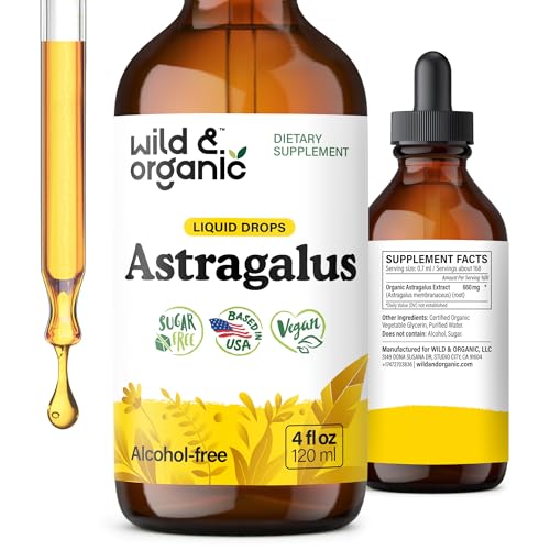 Wild & Organic Astragalus Tincture - Immune...