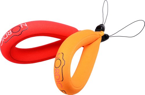 Nordic Flash Waterproof Camera Float - Pack Of 2 - Red & Orange #TOP3