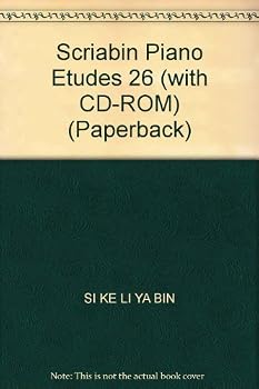 Paperback Scriabin Piano Etudes 26 (with CD-ROM) (Paperback) Book