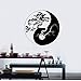 autocollant mural Sticker mural en vinyle Yin Yang Zen philosophie arbre asiatique Stickers murauxMural salon chambre décorer décalcomanies papier peint 57X57CM W304FL