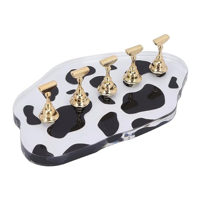 URBAN BOX Acrylic Nail Display Stand, Magnetic Nail Practice Holder for Nail Art, DIY Metal False Nail Tip Stand Manicure Tools for Home Salon Use-image-10