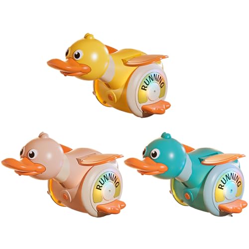 Jouet canard musical rampant : la solution pour inciter bébé à ramper et s'amuser au sol