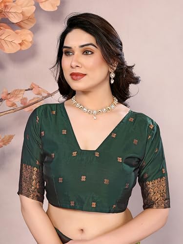 Image of Avantika Fashion Women's Kanjivaram Style Soft Silk Banarasi Sarees With Blouse Piece For Women