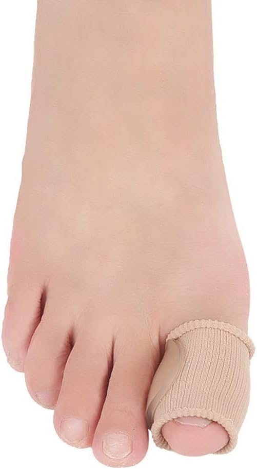 DEAVER Big Toe Protector,Toe Separators for Bunion Relief,Tube Sleeve,Silicone Gel Hallux Valgus Corrector,Tube Spacer,Great Bent Toes Overlapping