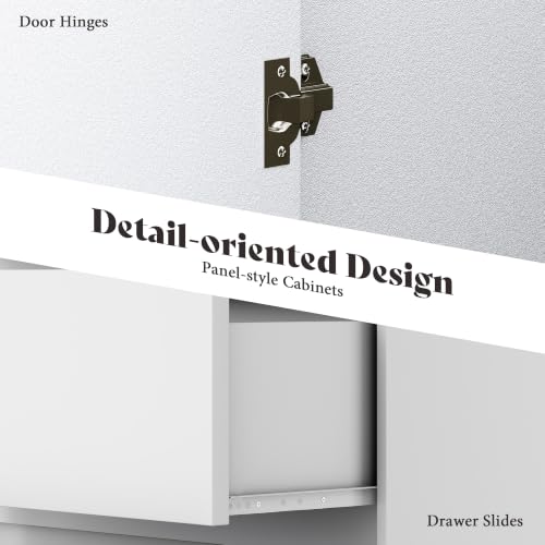 Image of AMERLIFE Modular DIY 3-Drawer Storage Cabinet, 32 x 16 x 36 Inch