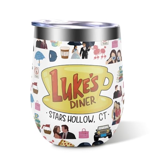 Gilmore Thermal Mug White Insulated Mug Stainless Steel Insulated Coffee Cup Full-Print Eggshell Cup Vacuum Heat Cold Retention Leakproof for Home Office Commute Camping Coffee Tea Lovers