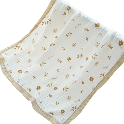 新生児毛布ベビー綿ガーゼバスタオル 6 層受信ブランケット幼稚園子供吸水性入浴布