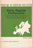 Early English Parliaments 0669241415 Book Cover