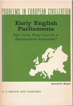 Paperback Early English Parliaments (Problems in European Civilization) Book