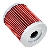 Oil Filter, Compatible With Kawasaki 52010-S002 2003-2006 KLX125 KLX125L Motorcycle, Replaces