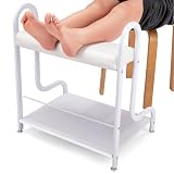 Udefineit Pedicure Foot Rest Cart (No Wheels), Esthetician Trolley Cart with Foot Rest Stand, Beauty Salon Nail Or Foot Bath Spa Stool, Portable Pedicure Station Manicure Chair for Home Salon