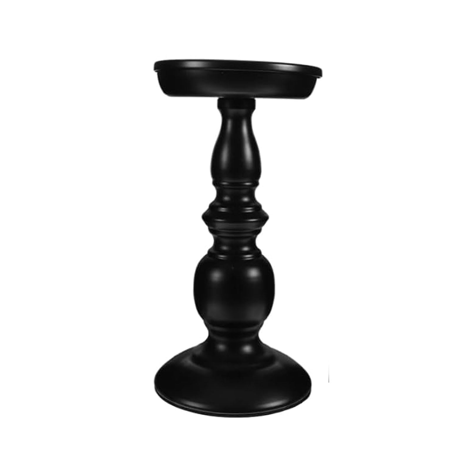 Candle sticks holder candle holders， Black Iron Single-Head Candle Holder Candlestick For Winter Parties Dinner