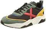 Sneakers.Munich.Fashion Munich Wave, Zapatillas Unisex Adulto, Negro 92, 43 EU