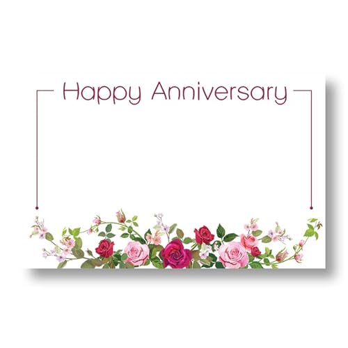 Happy Anniversary �o���Ɨ΂̈͂��M�t�g�J�[�h/�^�O�A���A���F�A3.5 x 2.25�C���`�A�����`�A50��
