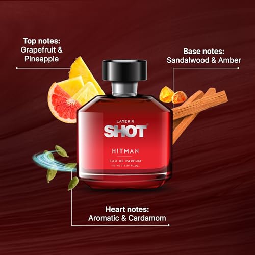 Image of Layer'r SHOT Hitman Eau De Parfum for Men, 100ml