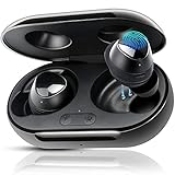 Auriculares Inalámbricos Bluetooth 5.0 con Estuche de Carga, Auriculares Inalámbricos Bluetooth con Control Táctil, IPX5 Impermeable, 3D Hi-Fi Estéreo Micrófono, Carga Rápida USB-C, para iOS Android