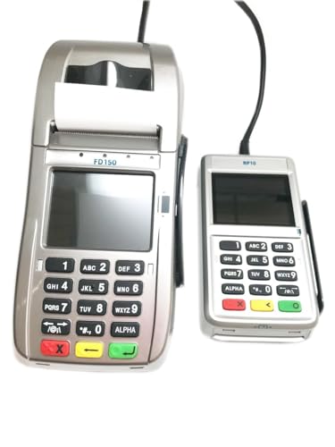 First Data FD150 EMV CTLS Credit Card Terminal and RP10 PIN Pad with Carlton 500 Encryption Bundle