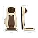 Naipo Neck & Back Massager Shiatsu Massage Chair for Seat Cushion Pad Full Body–3D Deep Kneading Vibration Heat Relieve Muscle Pain for Home Office Use