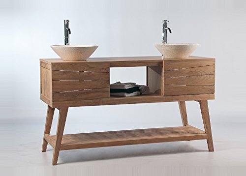 Miliboo - Mobile da bagno: Mobile sottovasca teck