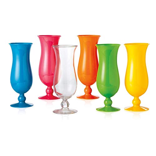 G.e.t. Hur-20-Cl-Ec Cheers - Break-Resistant Plastic Hurricane Glasses, 20 Ounce, 4 Pack, Clear #TOP2