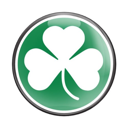 Shamrock - 3" Magnetic Grill Badge/UV Stable & Weather-Proof/Works Grill Badge Holder