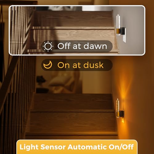 Image of L LOHAS LED Night Light, Amber Candle Night Lights Plug into Wall,2 Pack 0-100 LM Dimmable Nightlight, Plug in Bubble Night Light with Dusk to Dawn Sensor, for Bathroom Hallway