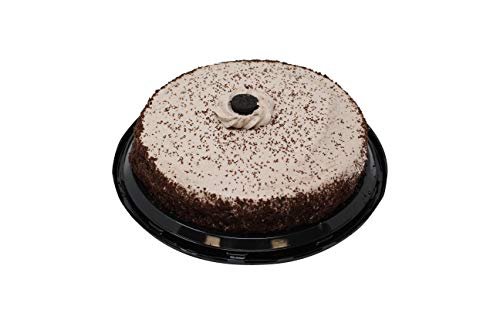 8' Single Layer Chocolate Cookies N Cream Cake, Frozen with Chocolate Icing, 18.5 Oz