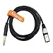 Disino 1/4 Inch TRS to XLR Male Balanced Signal Interconnect Cable Quarter inch to XLR Patch Cable - 10 Feet