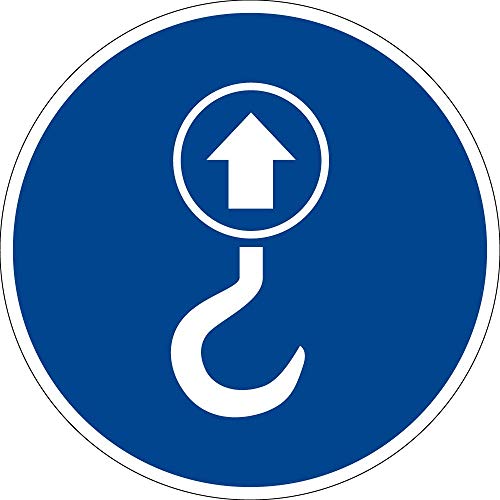 Gebotszeichen - Hebepunkt - Folie Selbstklebend - 10 cm