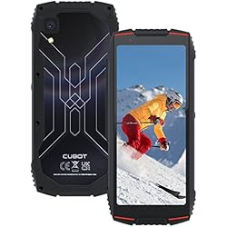 CUBOT King Kong Mini 3 4.5 Pulgada Móvil Resistente, Smartphone Android 12, 6GB RAM+128GB ROM, Cámara de 20MP+5MP, Batería de 3000mAh, NFC/Face ID/OTG/GPS/4G Dual SIM Movil Pequeño
