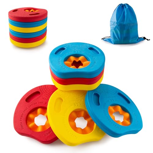 Makone Manguitos Piscina 6pcs De Espuma Eva, Flotador Bebe para Niños De 3 A 6 Años para Aprender A Nadar