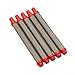 Replacement 200 Mesh Airless Spray Tool Filter Insert, 304 Stainless Steel, Red, for Wagner Spray Tools, Compatible with Base Coat, Enamel, and Primer (5-Pack)