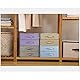 YINGGG Stoff Schubladenschrank Tower Organizer Aufbewahrungsbox für Kleidung, BHs, Unterwäsche, Socken, Krawatten, Schals, Dunkelgrau, 3 Große Schubladen