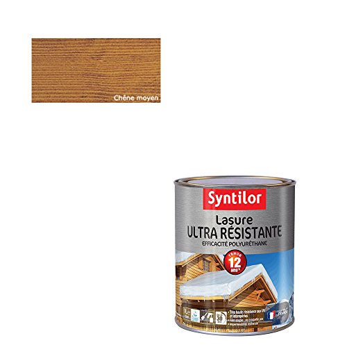 Lasure Ultra Résistante 12 Ans Chêne Moyen Satiné 1L