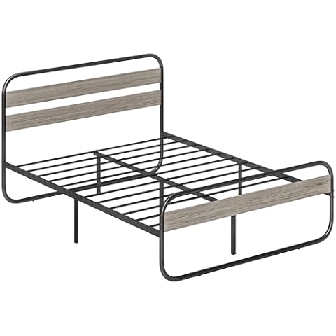 HOMCOM 4ft6 Double Bed Frame with Storage Cover