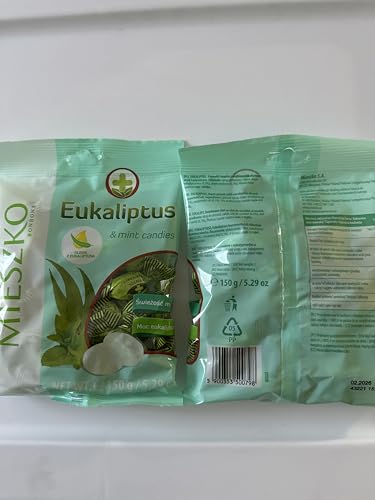 Caramelos Mieszko Eucalyptus 2 pack x 150 g miniatura 1