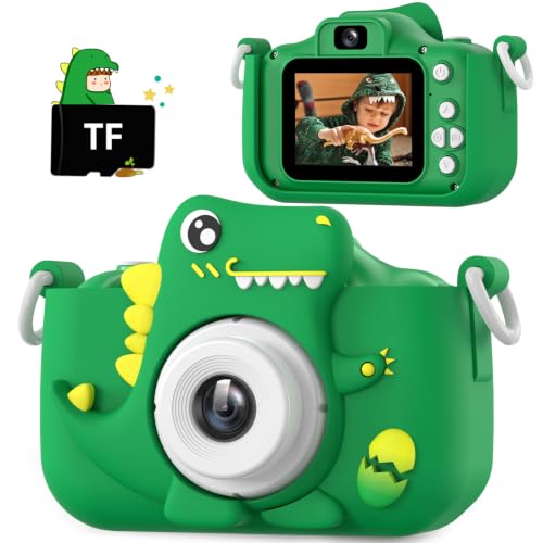 Upgrade Dinosaur Kids Camera, Christmas Birthday Gifts for...
