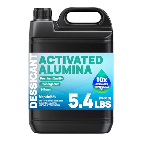 5.4 LBS Activated Alumina, Alumina Desiccant Great for Filament Drying, Reusable Dessicant Dehumidifiers Desiccant Moisture Absorber Prevent Wet Filament
