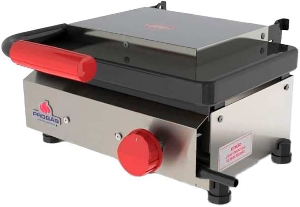 Sanduicheira Grill A Gas Chapa Para Hamburguer Lanches Industrial Progas