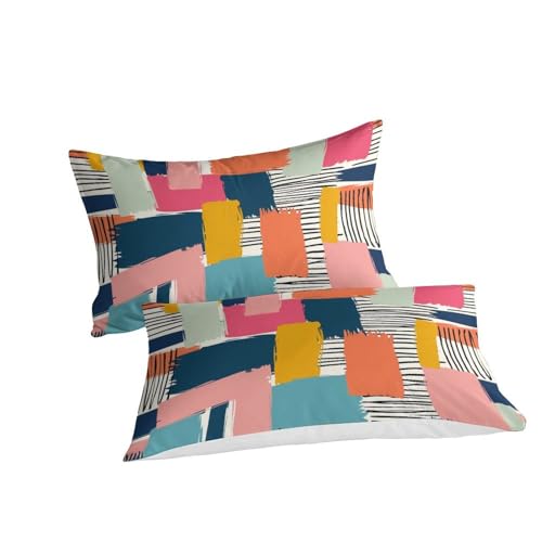 Housse de couette douce 220x240cm anti-acarien avec grand zip - 3