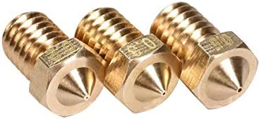review WANGYOUCAO 3D Printer Parts Brass Nozzle for 3D V5 V6 J-Head 1.75mm 3mm Filament Extruder 0.2 0.3 0.4 0.5 0.6 0.8 1mm for Heat Break 3D Printing Accessories (Color : 1PC, Size : 3.0 0.5)