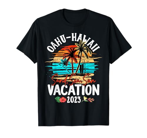 Oahu Hawaiian Vacation 2023 - Grupo familiar a juego Camiseta
