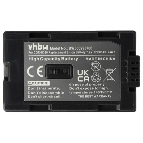 Batterie VW-VBD20 pour Panasonic VSB0418 et VW-VBD25 vhbw - 3